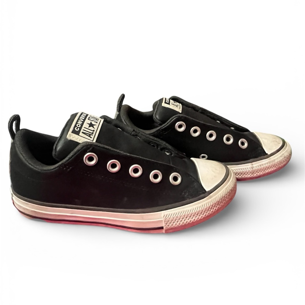 Converse Chuck Taylor All Star Black Syde Street Mid 657537C Junior Sz 13